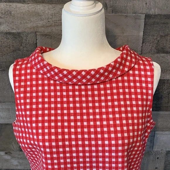 Talbots Sleeveless Gingham Top - Picture 6 of 16